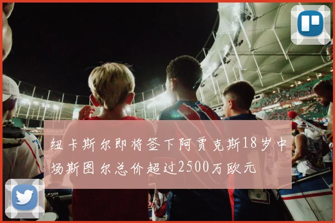 纽卡斯尔即将签下阿贾克斯18岁中场斯图尔总价超过2500万欧元